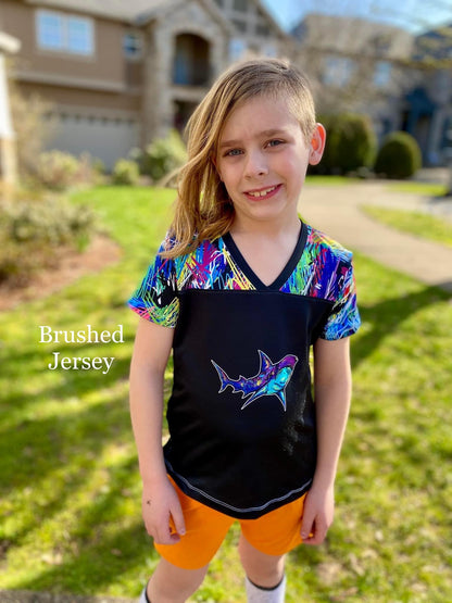 Athletic French Terry: Sea Coordinate