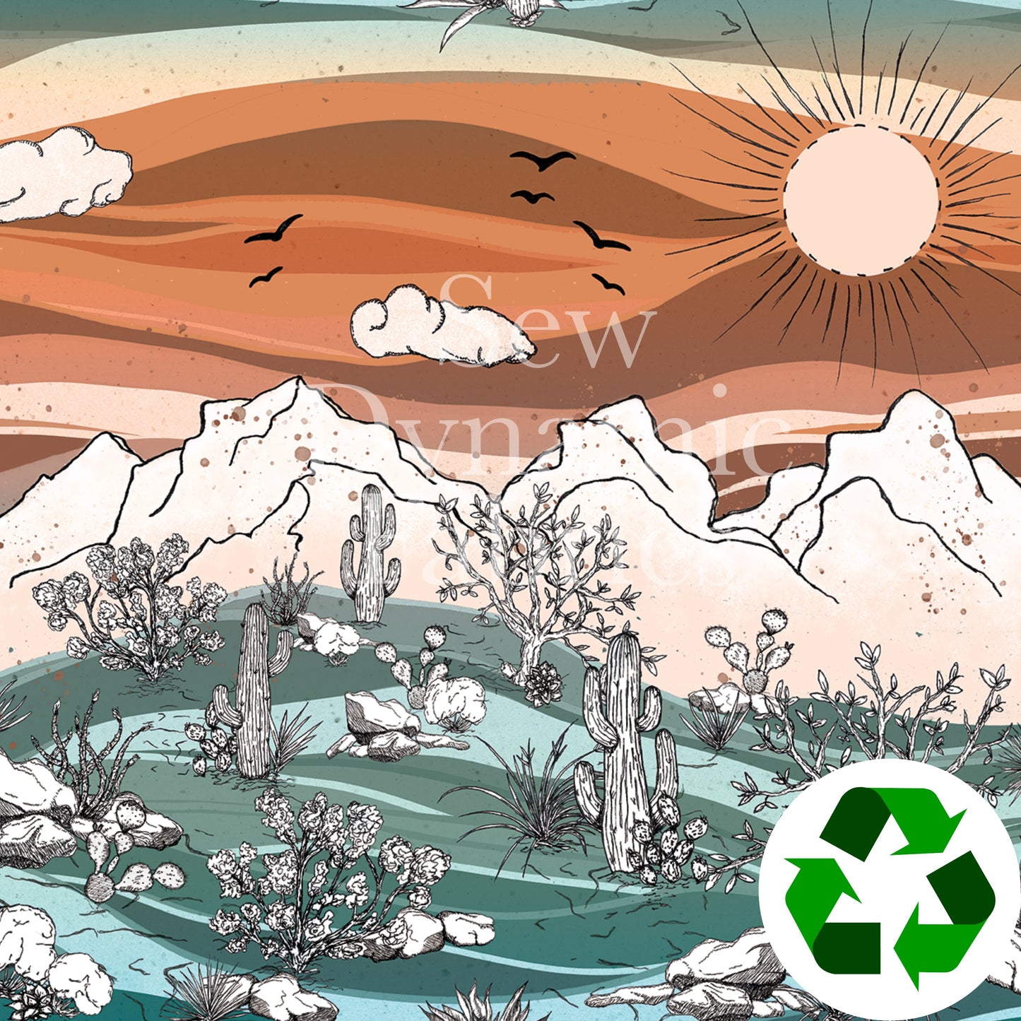 AK 265: Desert Landscape (Remnant: 22")