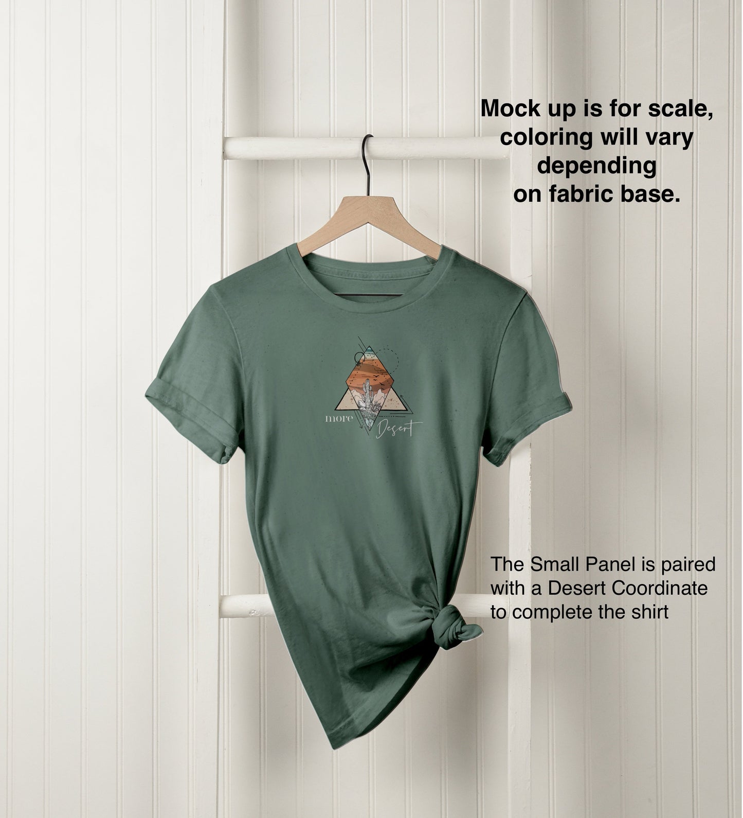 Brushed Jersey: Desert Panel