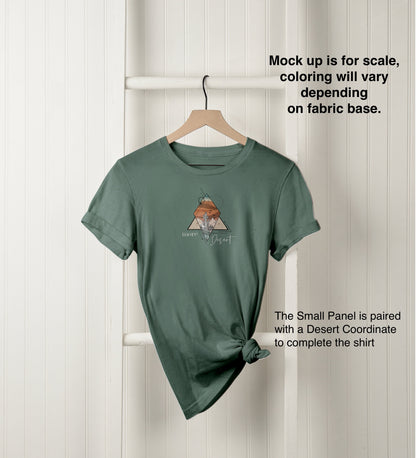 Brushed Jersey: Desert Panel