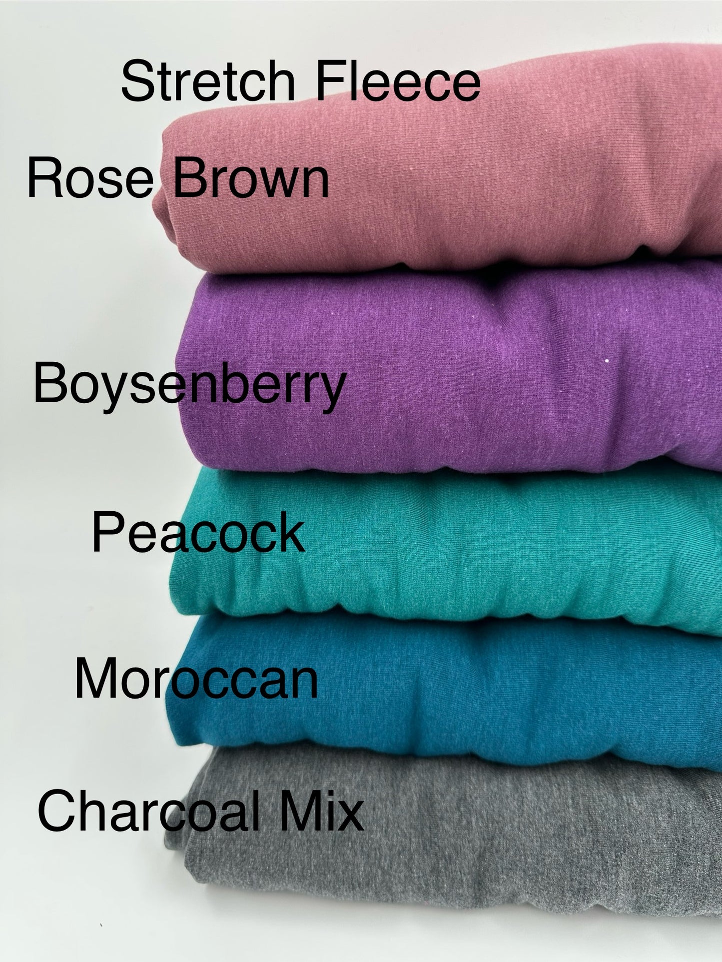 Stretch Fleece: Tencel/Organic Cotton/Spandex - Peacock