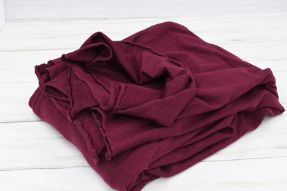 French Terry: Tencel/Organic Cotton/Spandex - Merlot