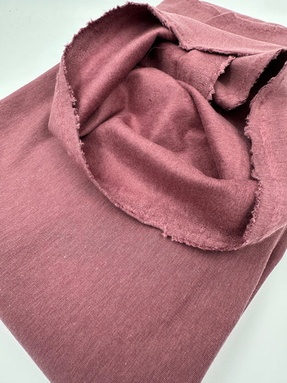 Stretch Fleece: Tencel/Organic Cotton/Spandex - Rose Brown