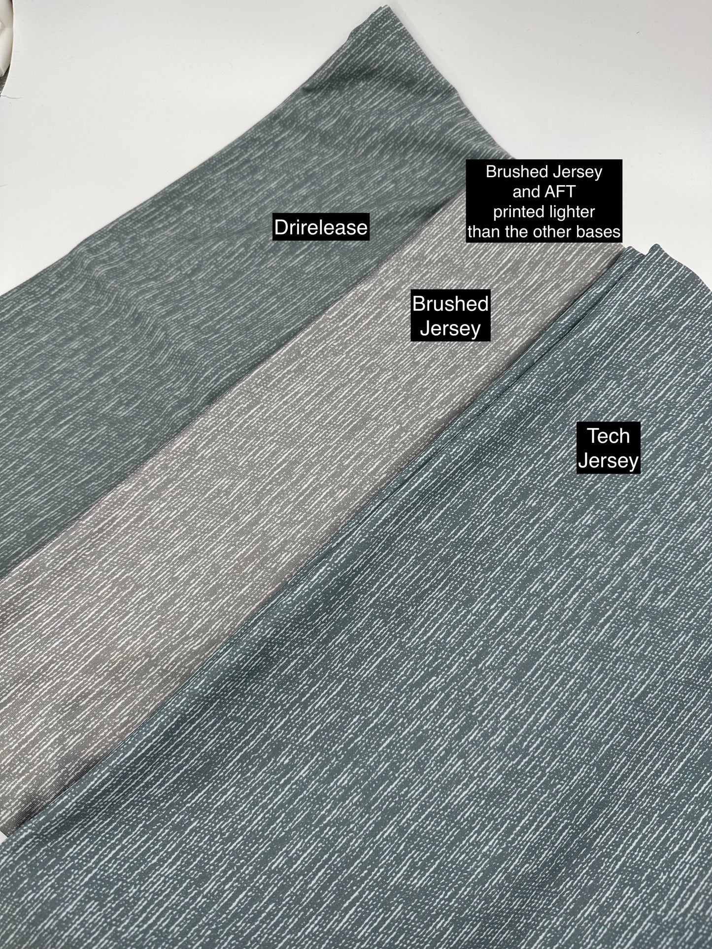 Tech Jersey: Grey Printed Woven Texture