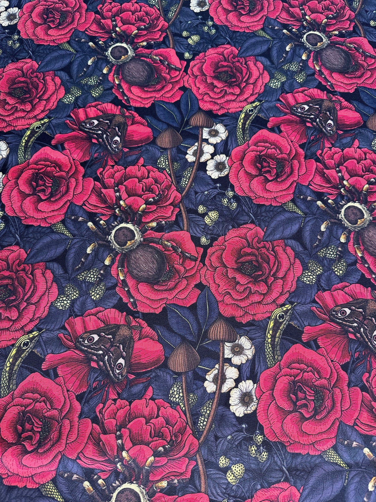 Flawed Panama Recycled Canvas: Spiders