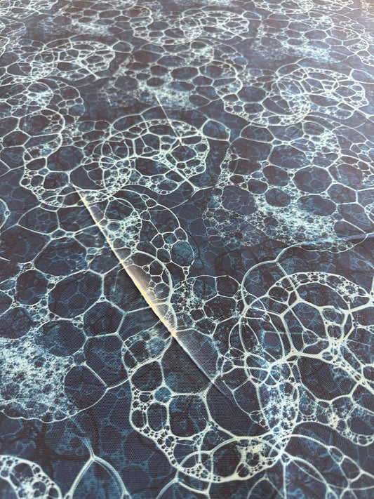Flawed Panama Recycled Canvas: Ocean Lace