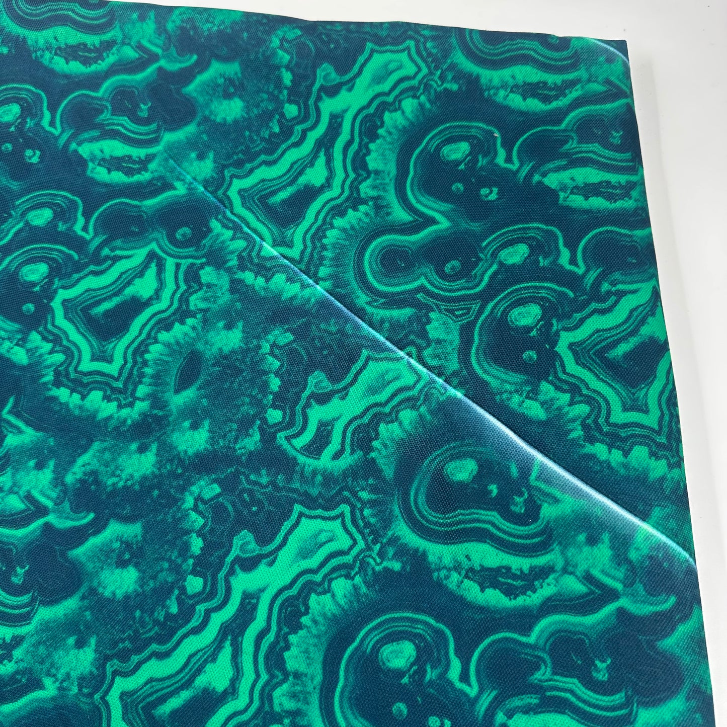 Panama Canvas: Rock Strata in Green  (Flawed: New Release)