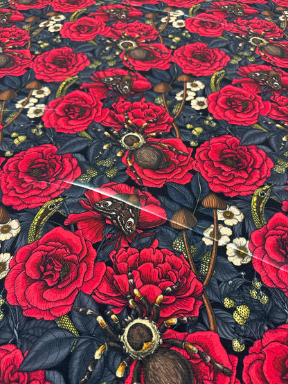 Panama Canvas: Floral Tarantulas (Flawed: New Release)