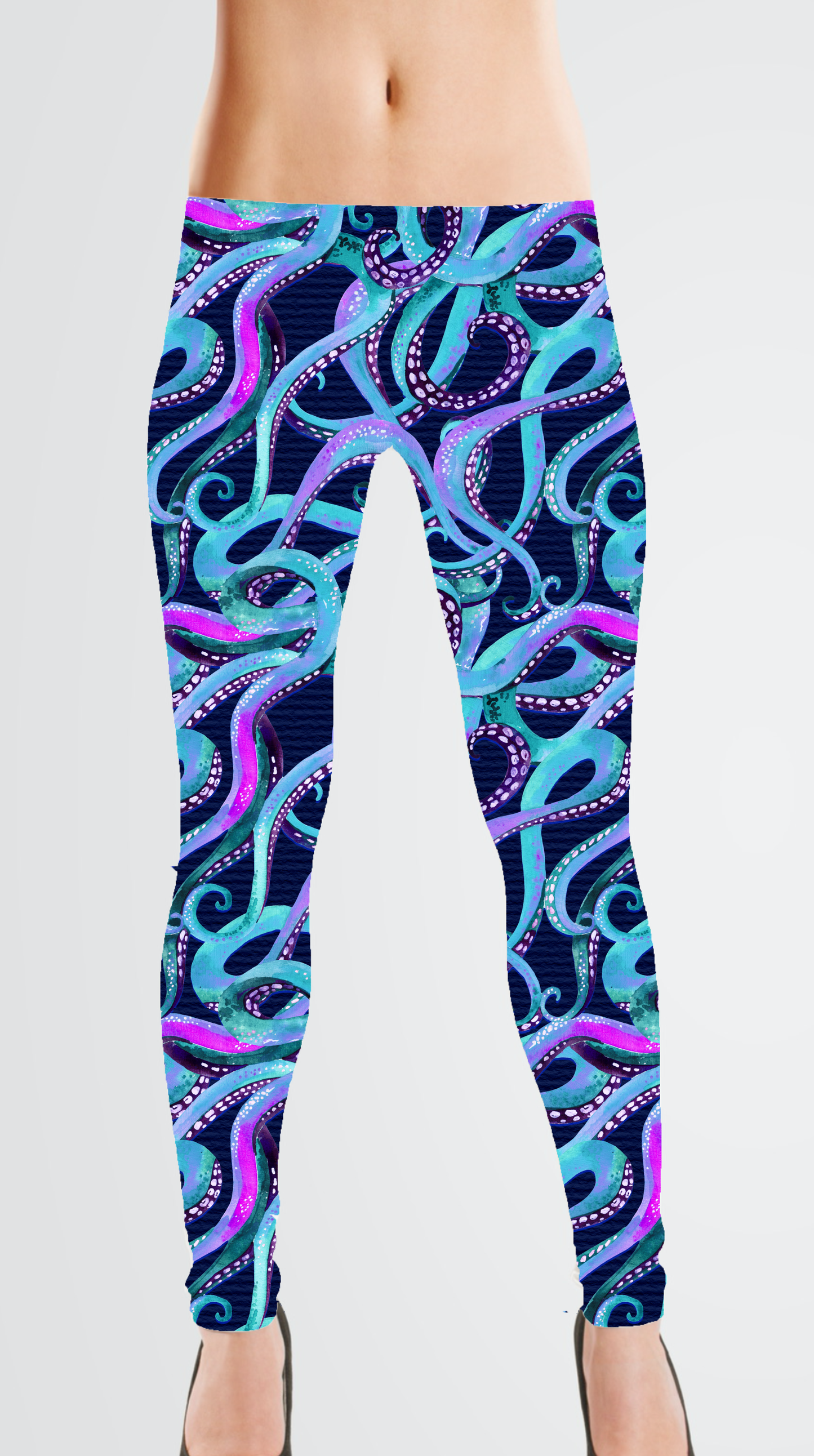 Tech Jersey: Watercolor Tentacles