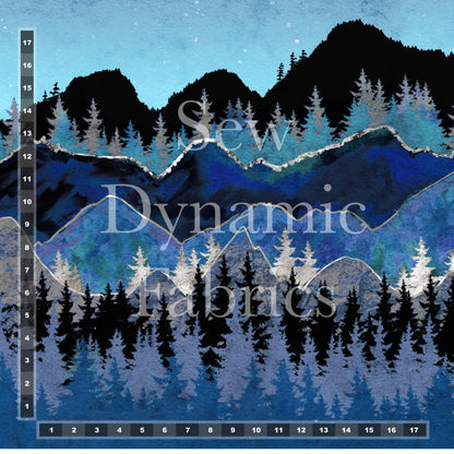 Drirelease: Night Border 1.5 yard Panel
