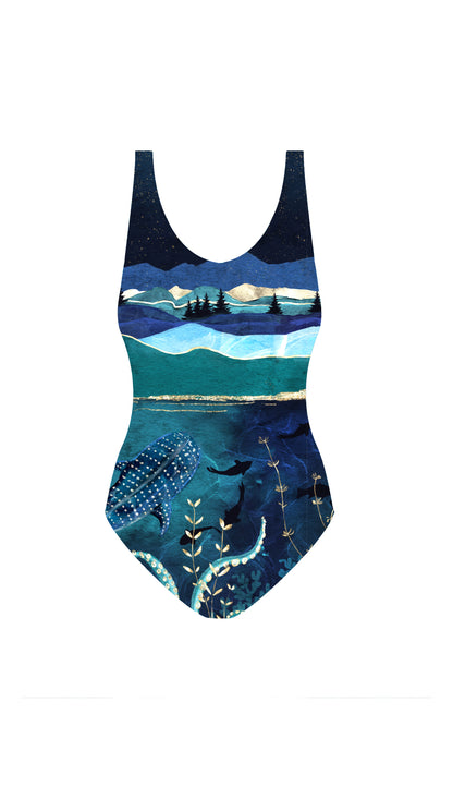 Tech Jersey: Ocean Border Panel