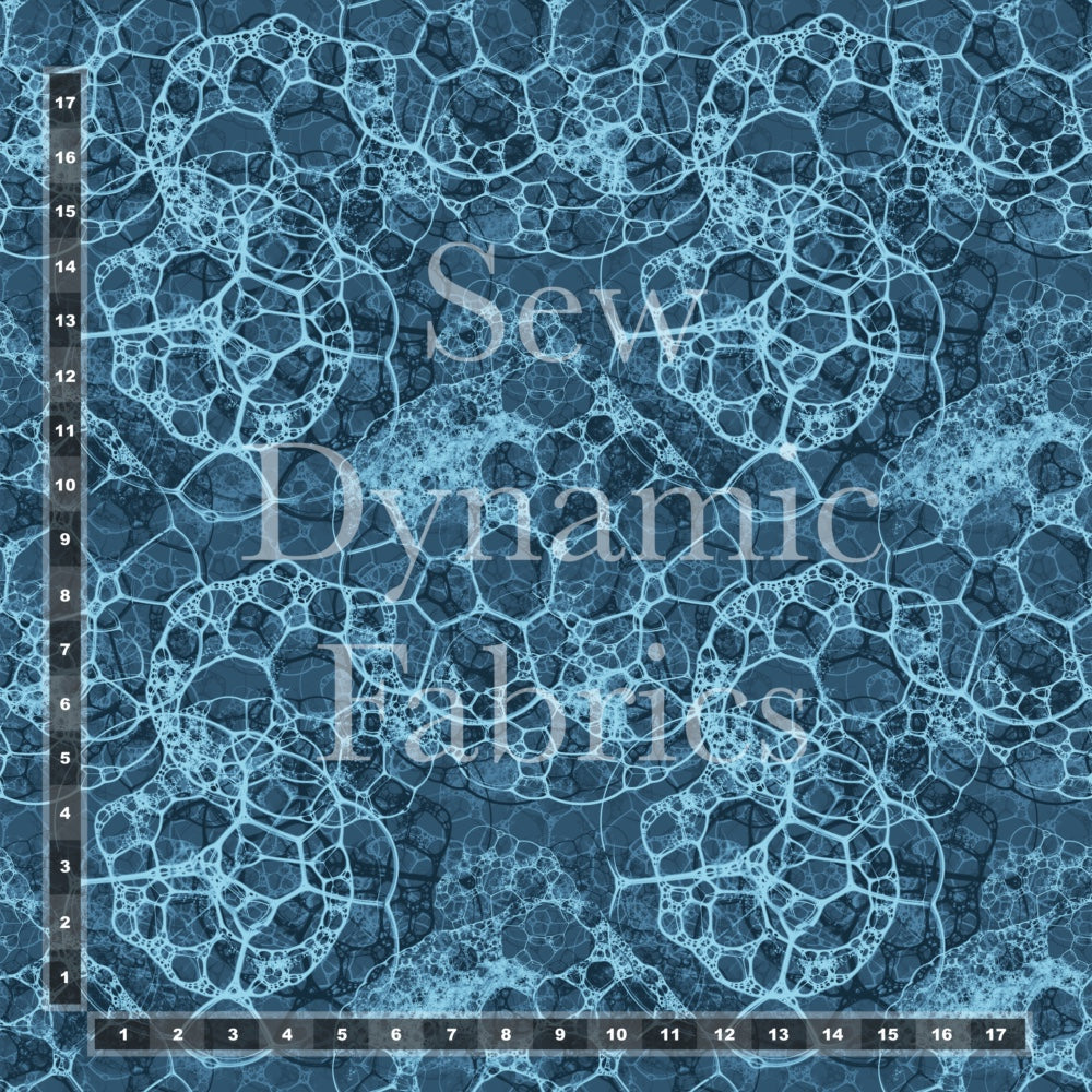 Flawed Panama Recycled Canvas: Ocean Lace