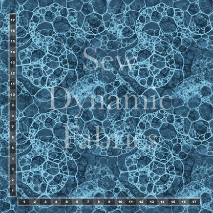 Flawed Panama Recycled Canvas: Ocean Lace