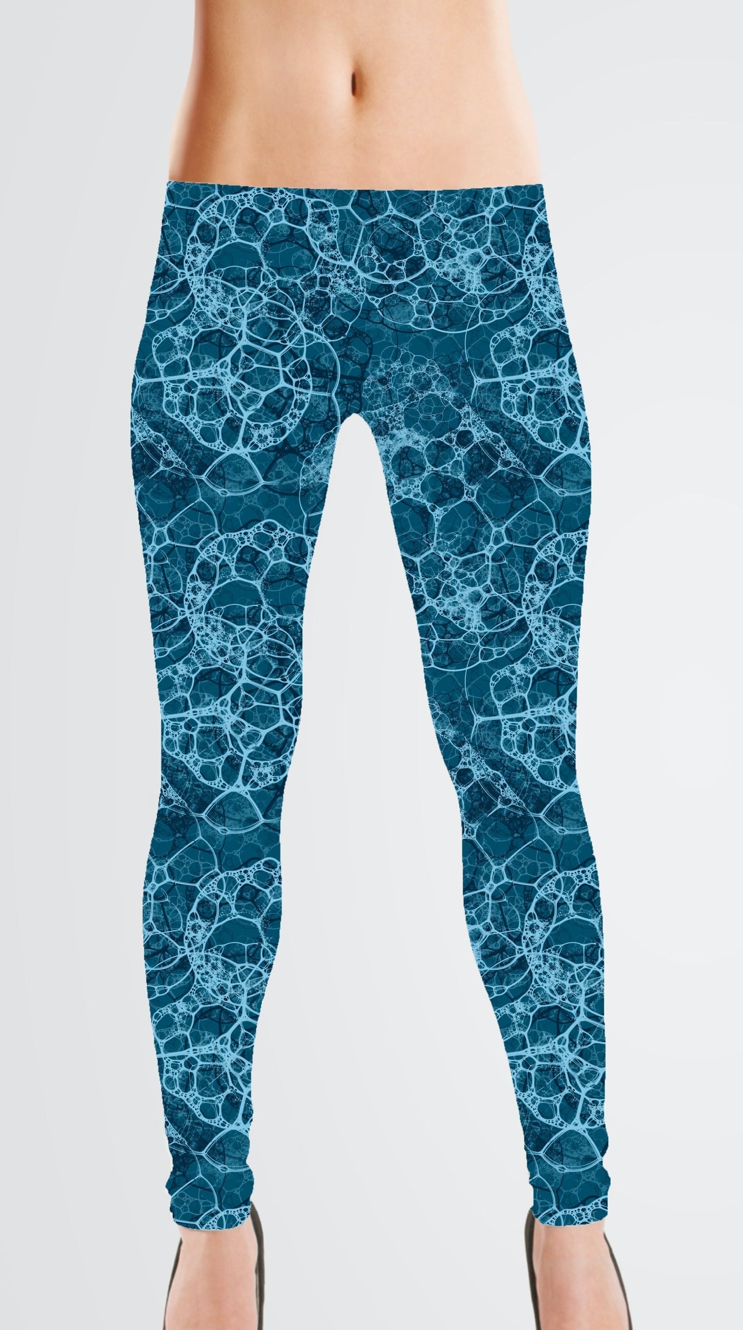 Athletic French Terry: Ocean Lace