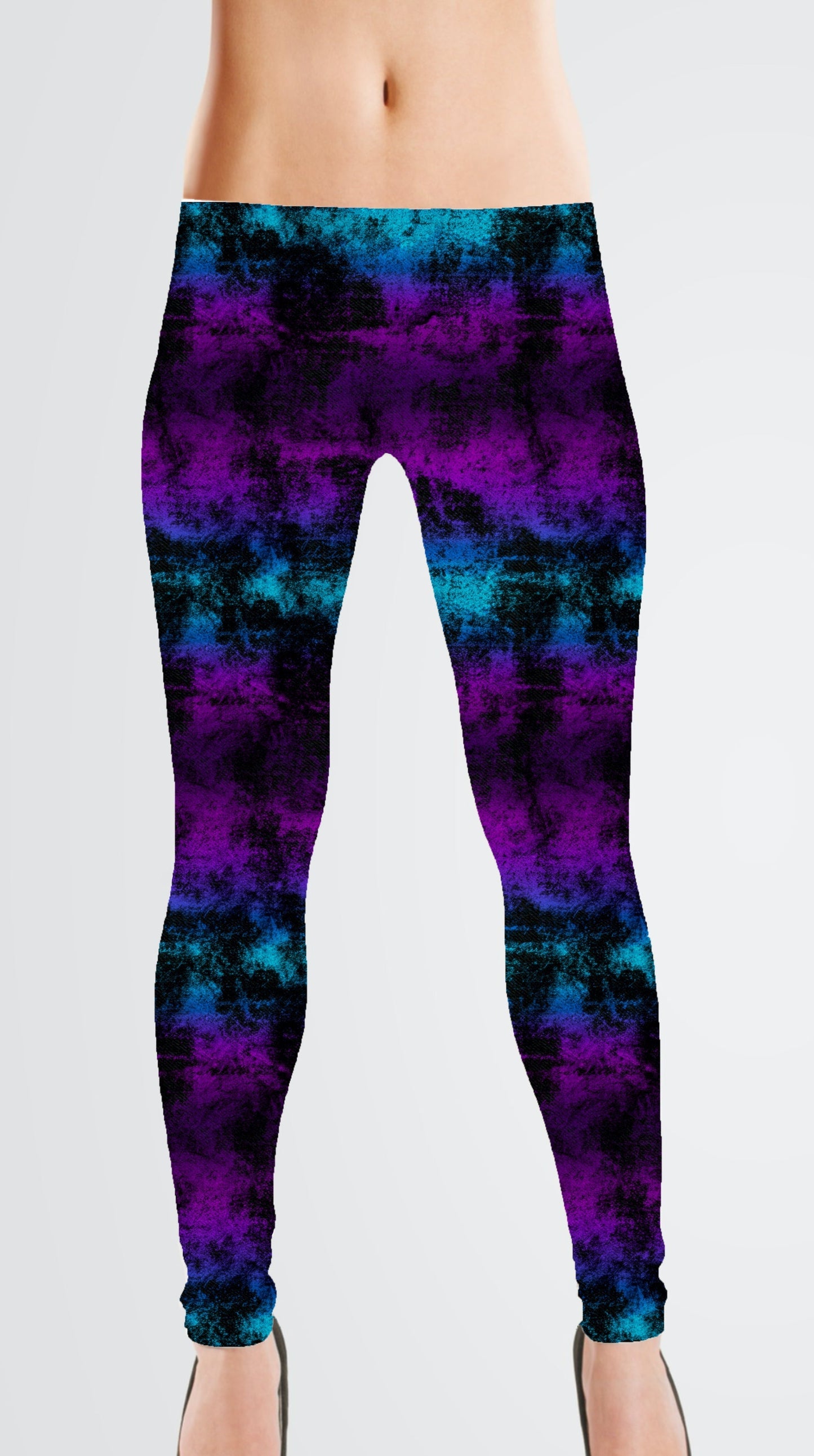 Brushed Jersey: Purple Grunge 2.0