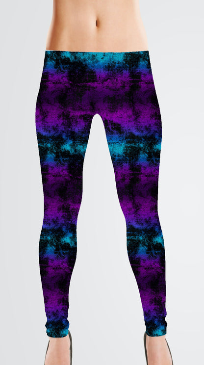 Brushed Jersey: Purple Grunge 2.0