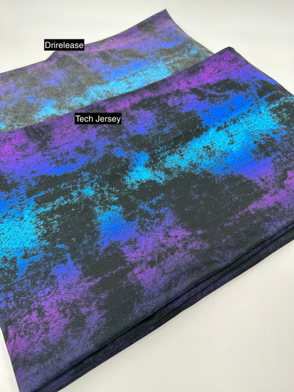 Brushed Jersey: Purple Grunge 2.0