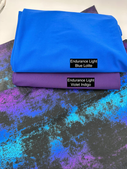 Brushed Jersey: Purple Grunge 2.0
