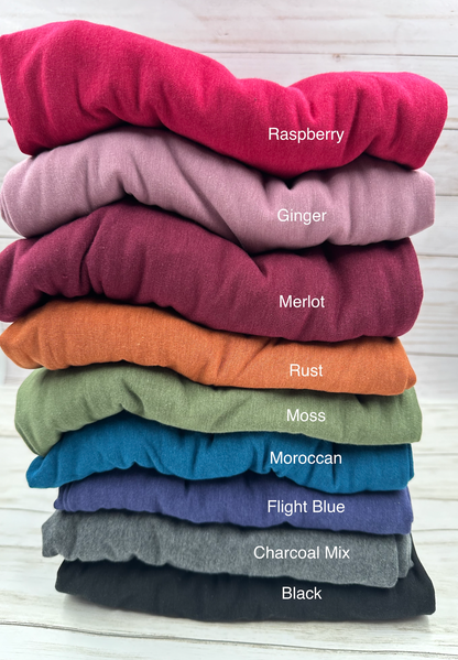 French Terry: Tencel/Organic Cotton/Spandex - Raspberry