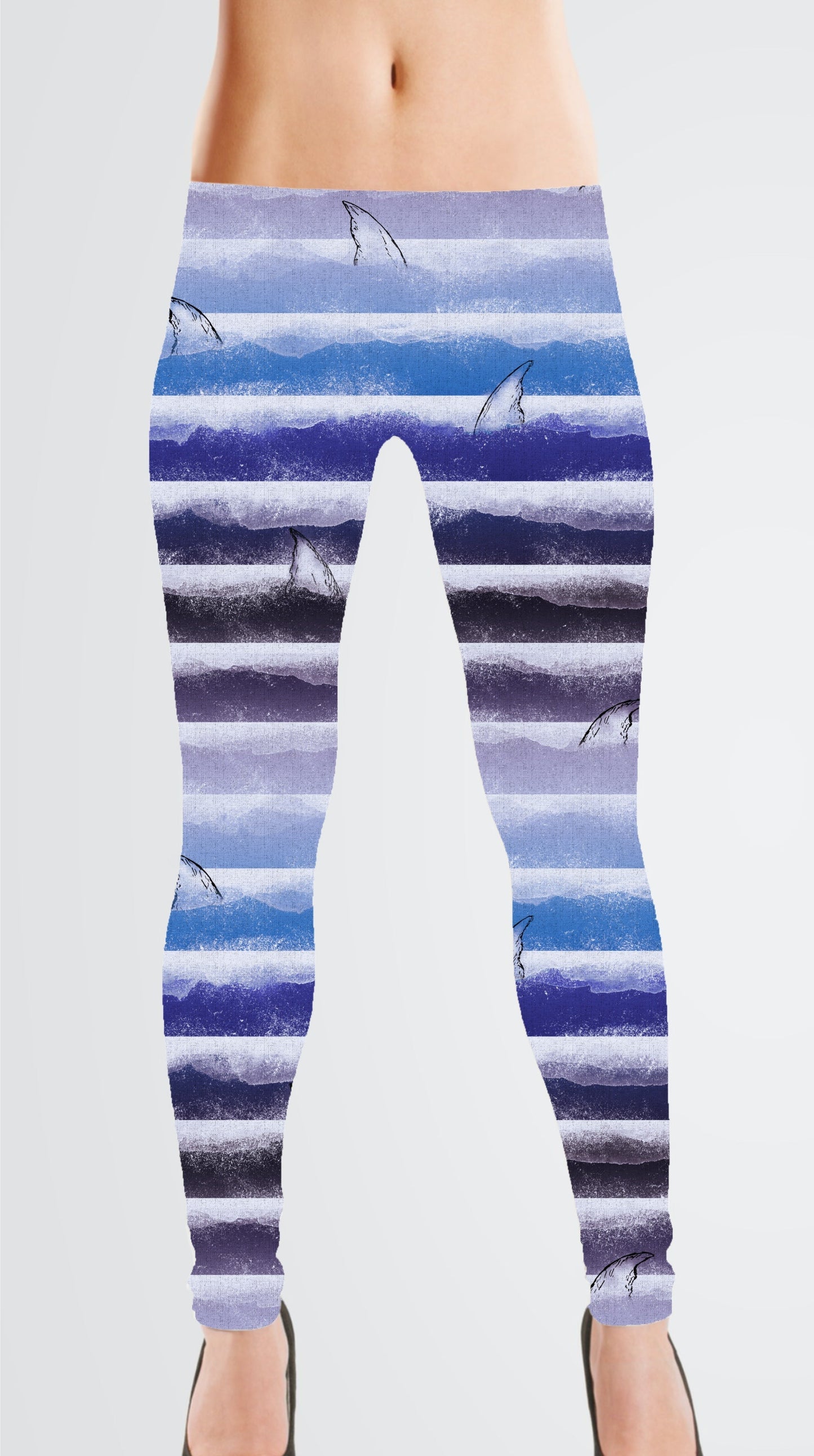 Jersey Knit: Shark Stripes