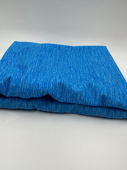 Athletic French Terry: Sky Blue Printed Woven Texture