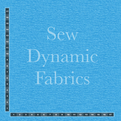 Athletic French Terry: Sky Blue Printed Woven Texture