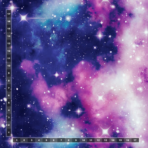 Brushed Jersey:  Space Border