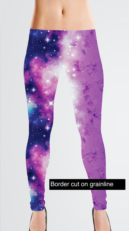 Athletic French Terry: Space Border