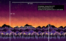 Load image into Gallery viewer, Swim Poly: Sunset Border Panel (grainline)