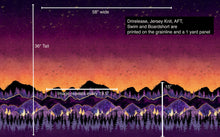 Charger l&#39;image dans la galerie, Swim Poly: Sunset Border Panel (grainline)