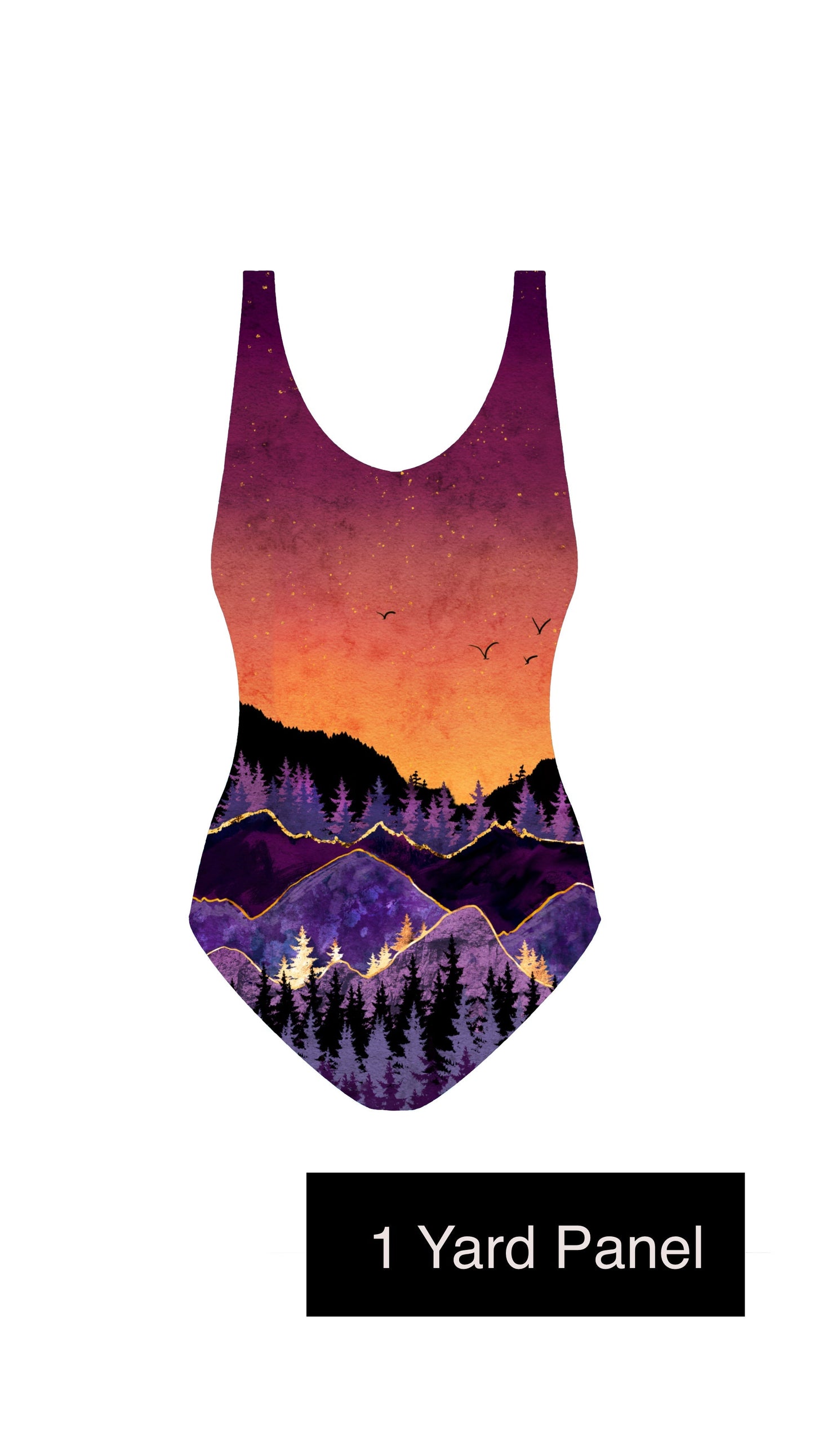 Tech Jersey: Sunset Border Panel