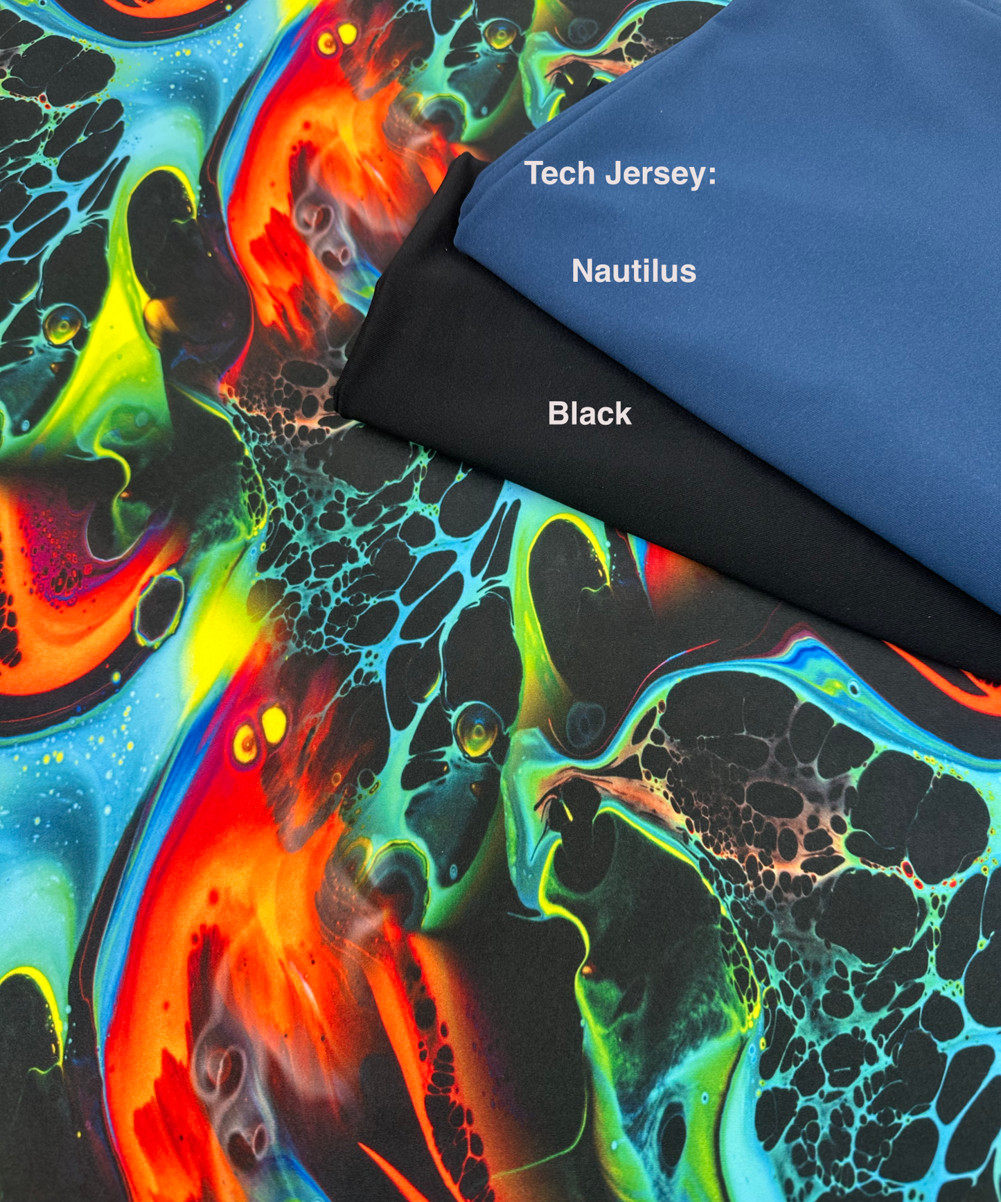 Tech Jersey: Neon Tide (New Release)