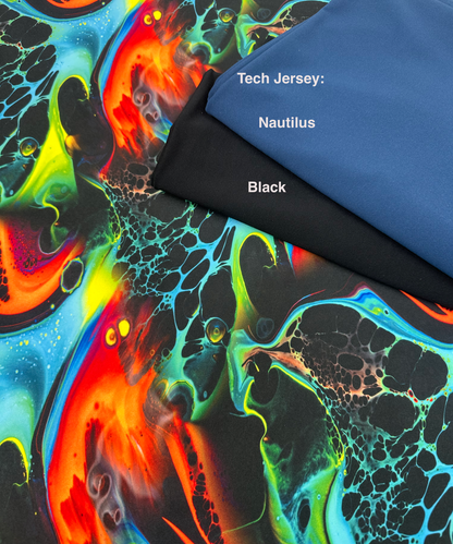 Tech Jersey: Neon Tide (New Release)