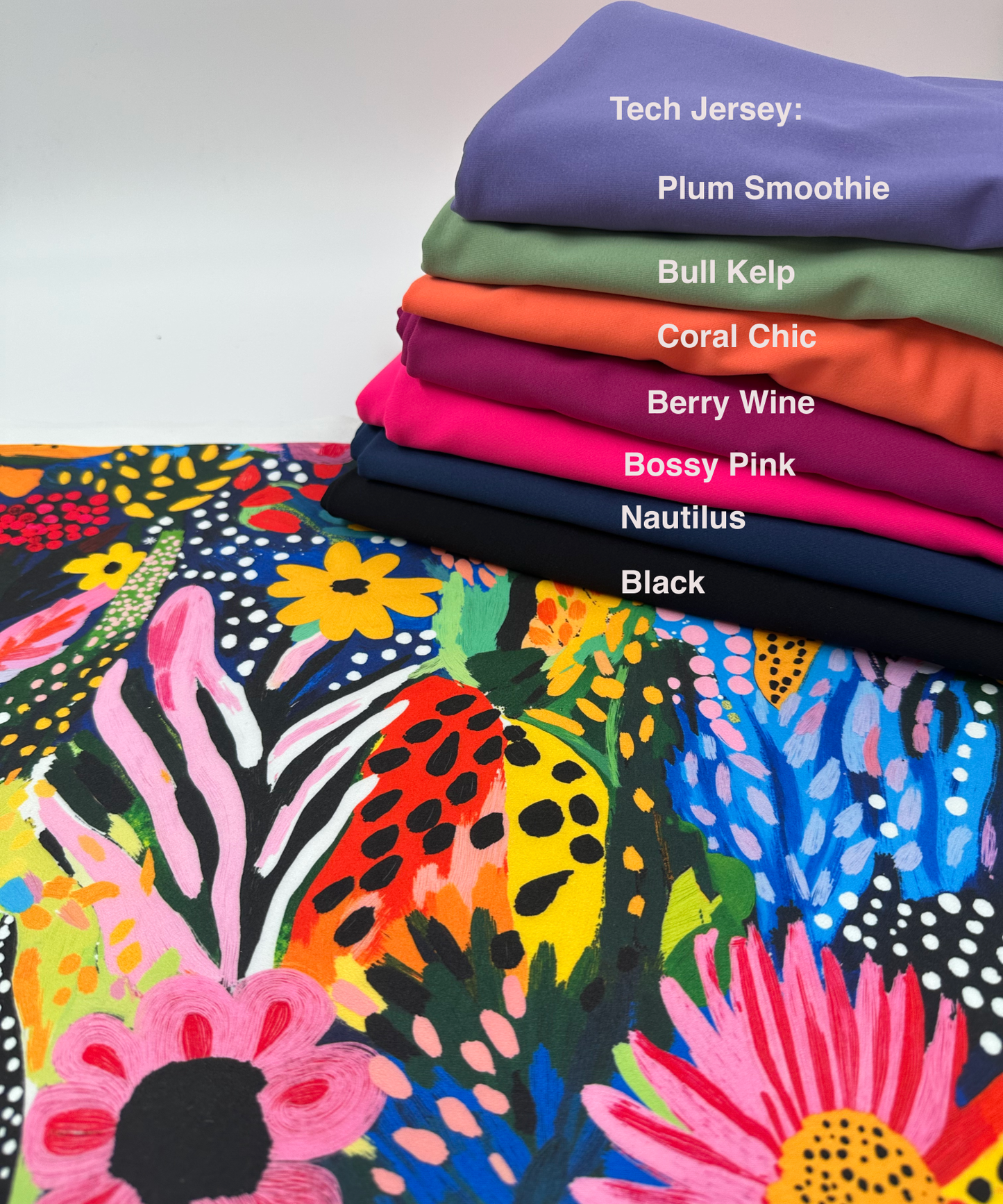 Tech Jersey: Painted Garden (New Release)
