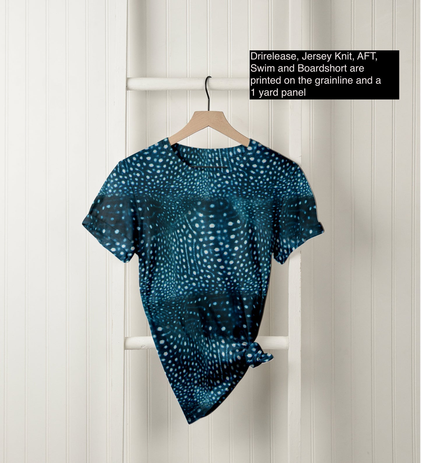 Athletic French Terry: Whale Shark (Remnant: 18")