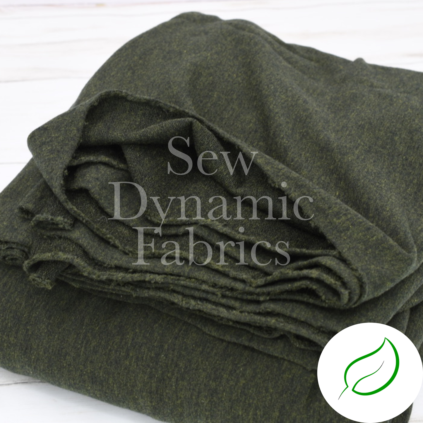 French Terry: Tencel/Organic Cotton/Spandex: Heather Forest