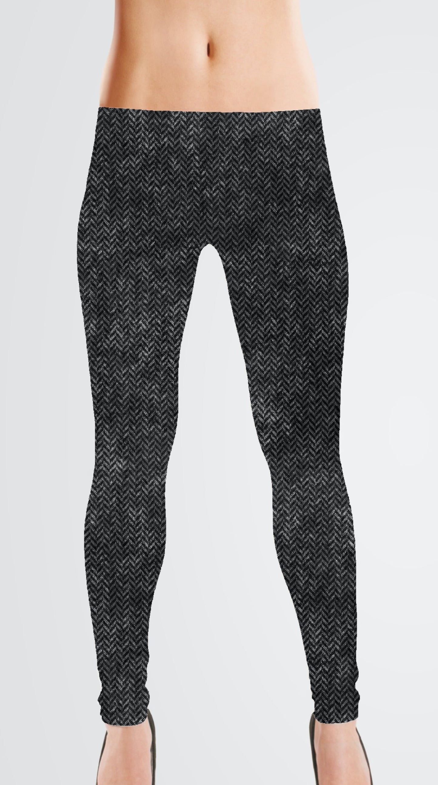 Tech Jersey: Grunge Herringbone