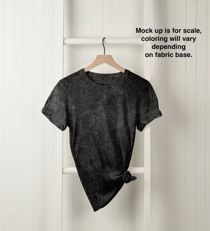 Tech Jersey: Grunge Herringbone