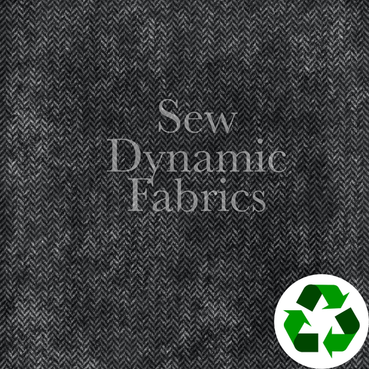 Tech Jersey: Grunge Herringbone