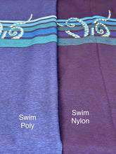 Load image into Gallery viewer, Swim Nylon: Tentacle Stripes (grainline)
