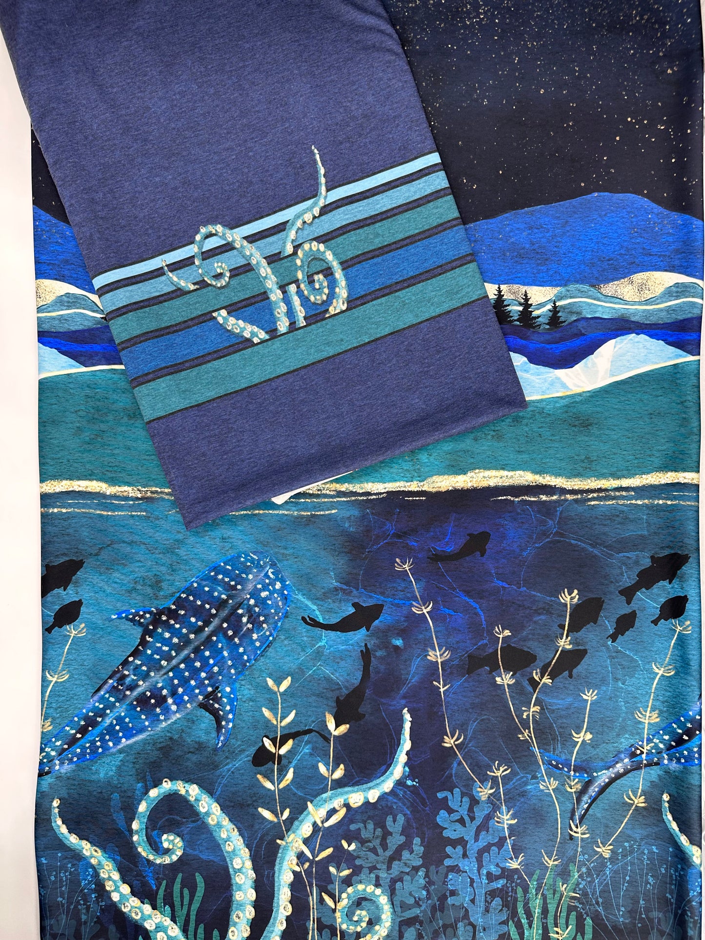 AK 265: Ocean Border (cross grain)