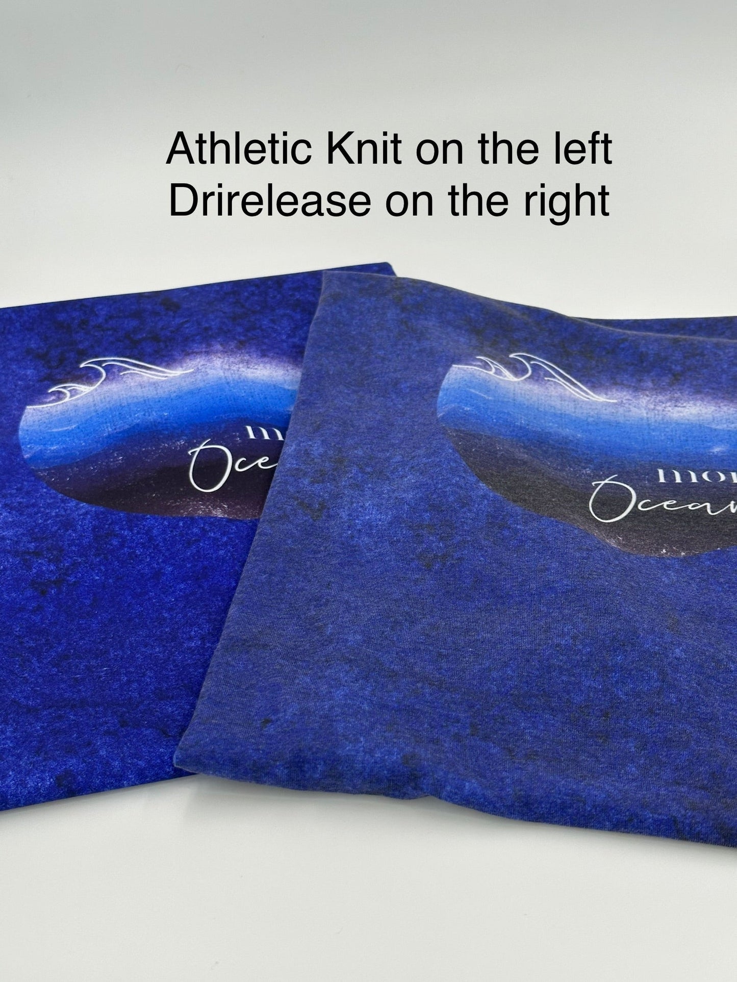 Athletic French Terry: Ocean Panel