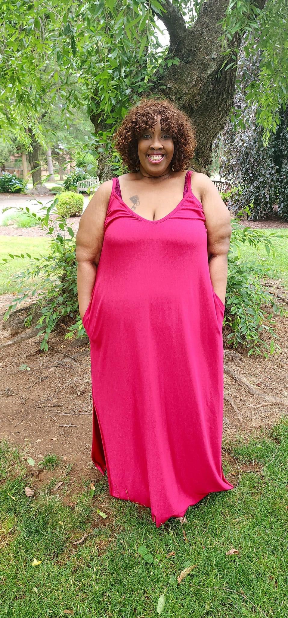 French Terry: Tencel/Organic Cotton/Spandex - Raspberry