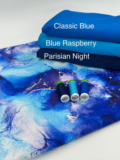 Brushed Jersey: Sea Splash