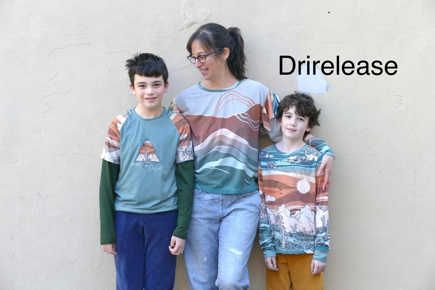 Athletic French Terry: Desert Border