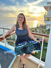 Cargar imagen en el visor de la galería, Swim Poly: Ocean Border Panel (grainline)