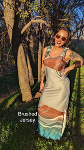 Jersey Knit: Desert Border