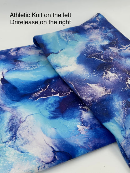 Brushed Jersey: Sea Splash