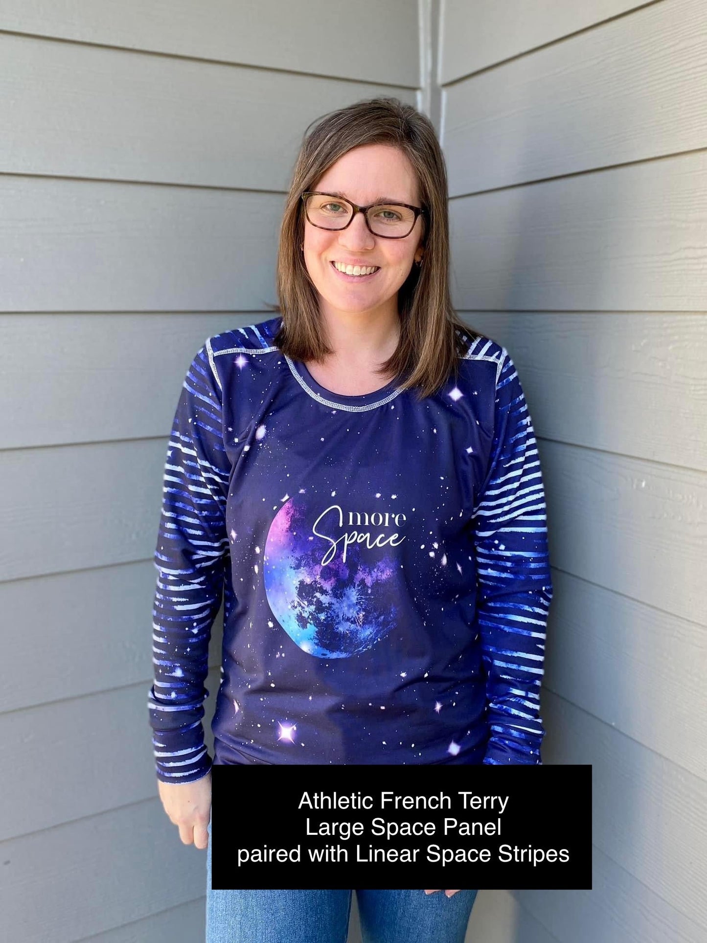 Athletic French Terry: Space Panel