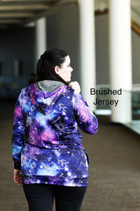 Brushed Jersey: Space Oasis
